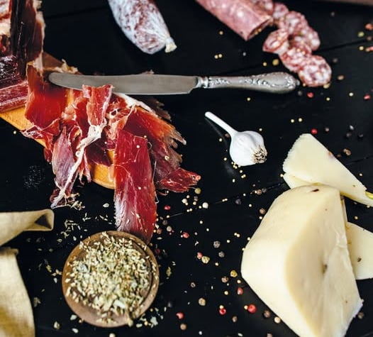 plateau jambon et fromage