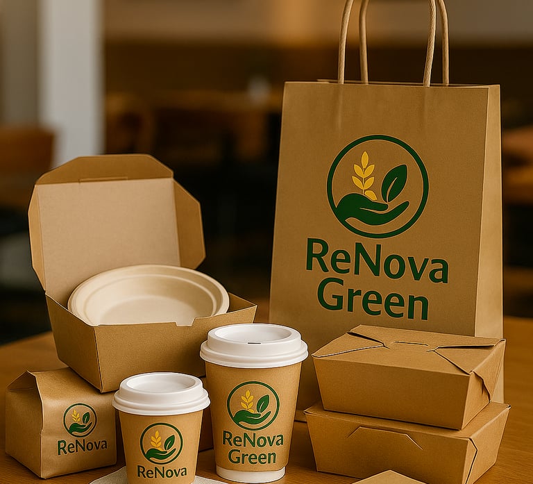 Nachhaltige Verpackung und Wiederverwendung von Abfällen 