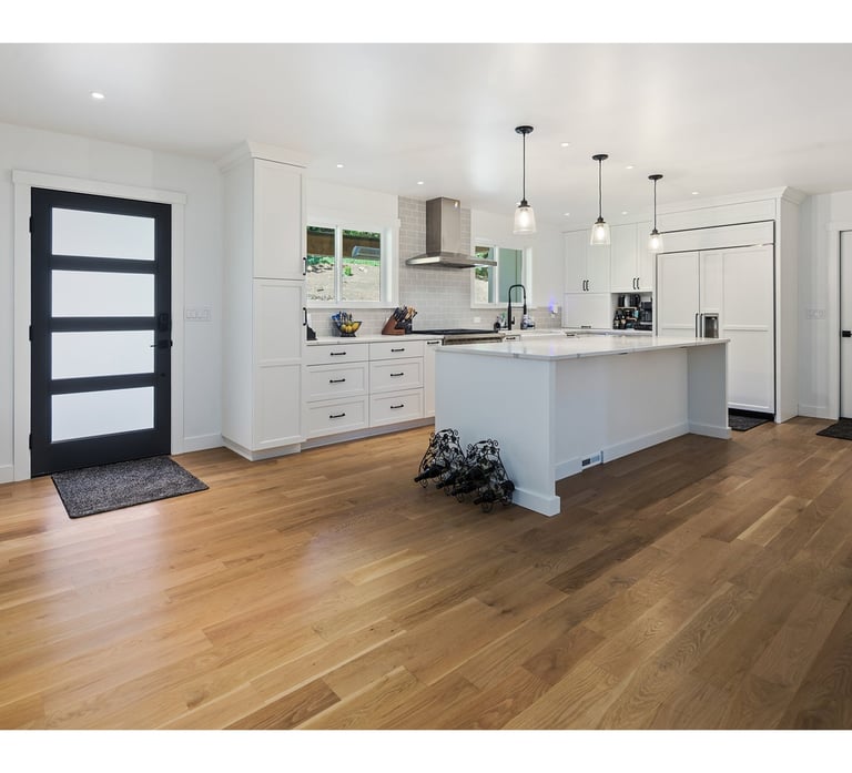 kitchen with island