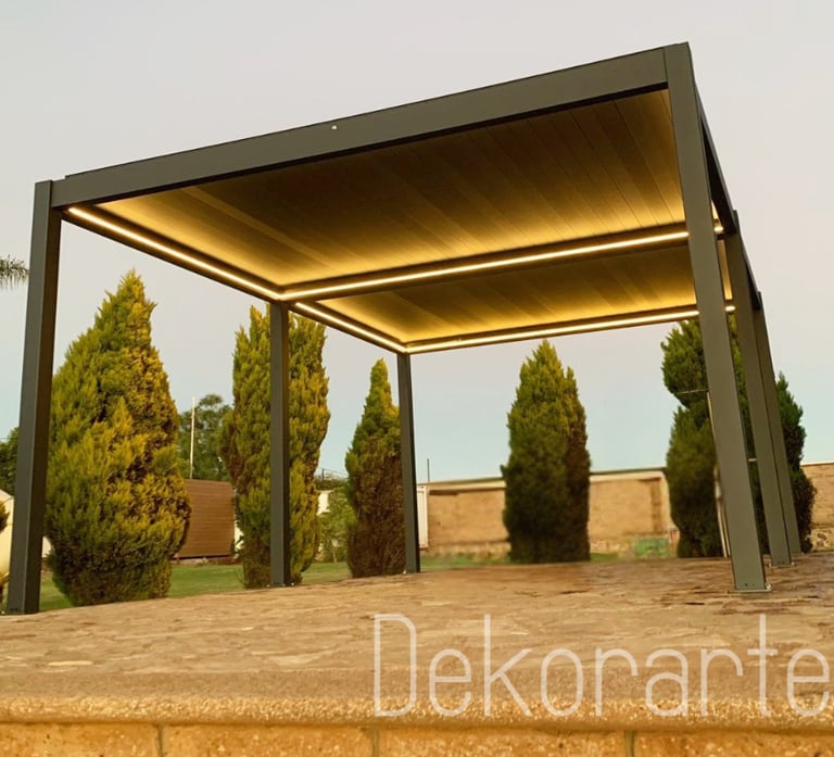 Pérgolas para exteriores en terrazas o jardines