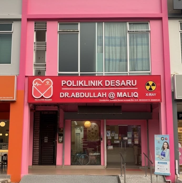 Poliklinik Desaru Dr.Abdullah@Maliq cantik dan bersih