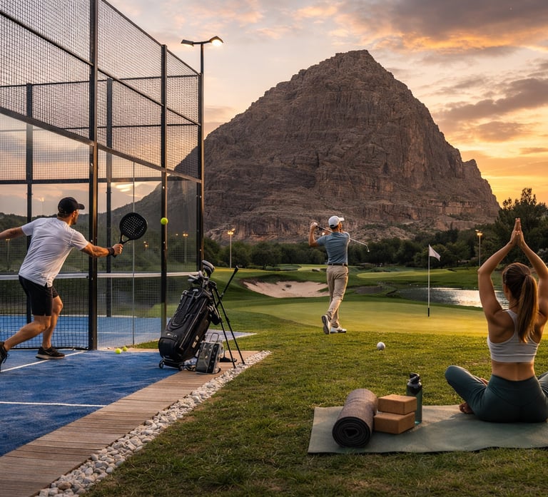 tours deportivos en Jordania con experiencias de pádel, yoga, golf y experiencias premium en Exclusive Jordan