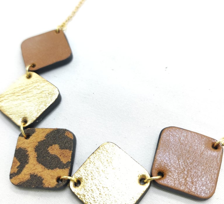 image de la catégorie des collier en cuir revallorisé