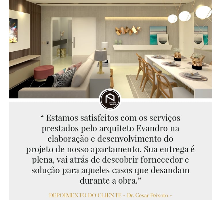 Depoimento de clientes de projeto de reforma em São Paulo