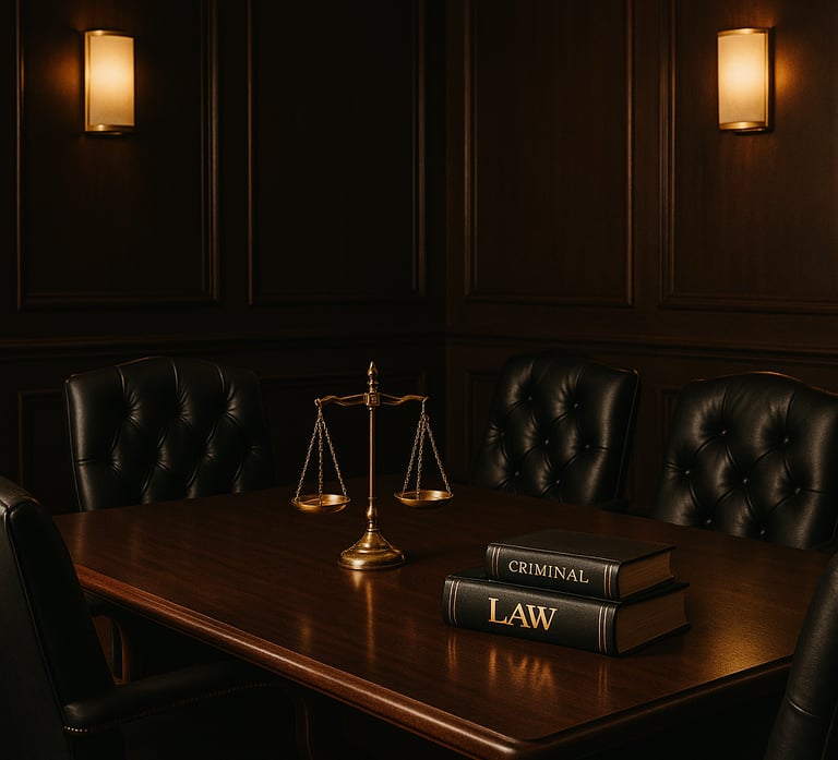 Advogado analisando antecedentes criminais para reabilitação judicial