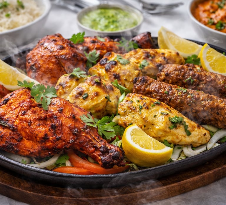 Barbecue nach indischer Art