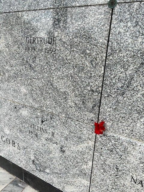 Grave of Gertrude Falk