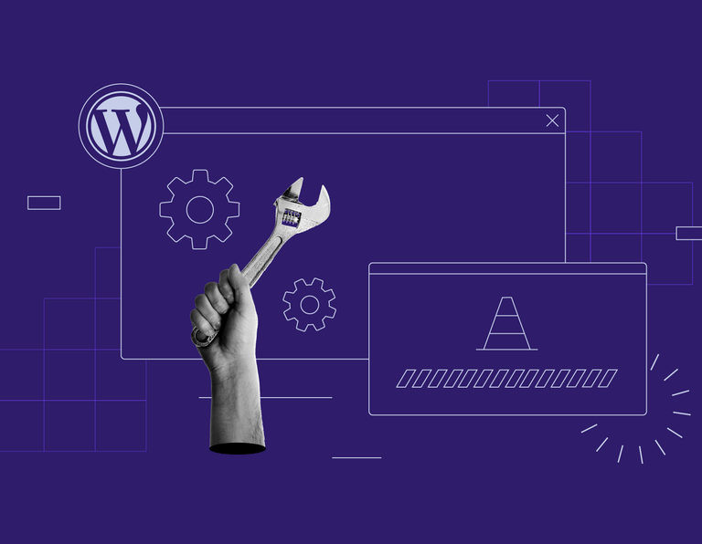 a person holding a wrenet and wrench