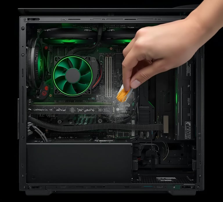 Family‑owned repair shop providing computer dust cleaning Madison TN
