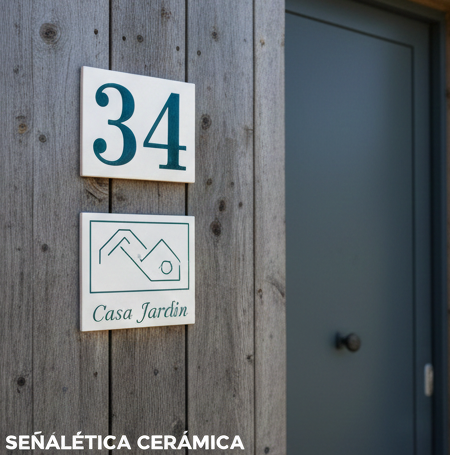 Azulejos Personalizados para Exteriores: señalice en porcelana