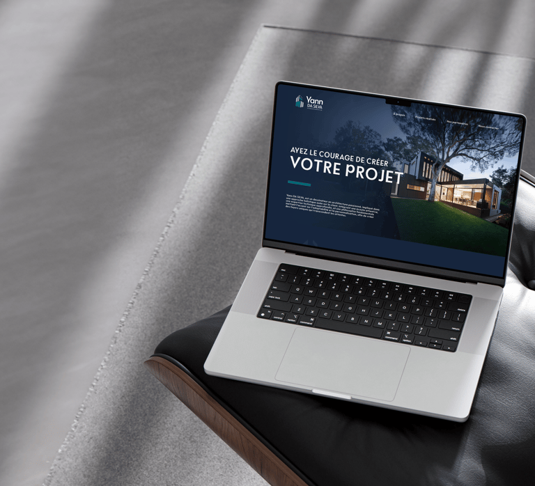 Réalisation : web design Yann DA SILVA dessinateur en architecture - Amy Atelier Graphique