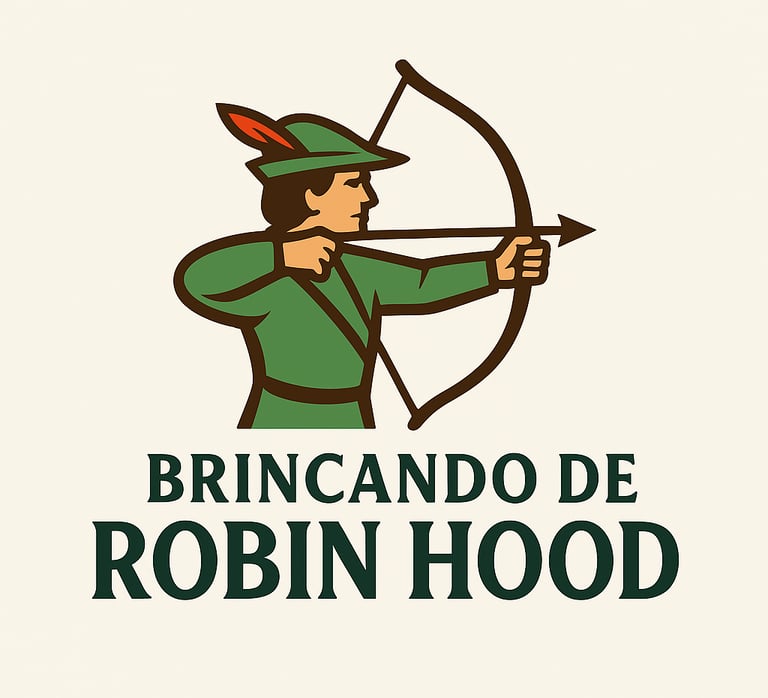 Logotipo do Brincando de Robin Hood