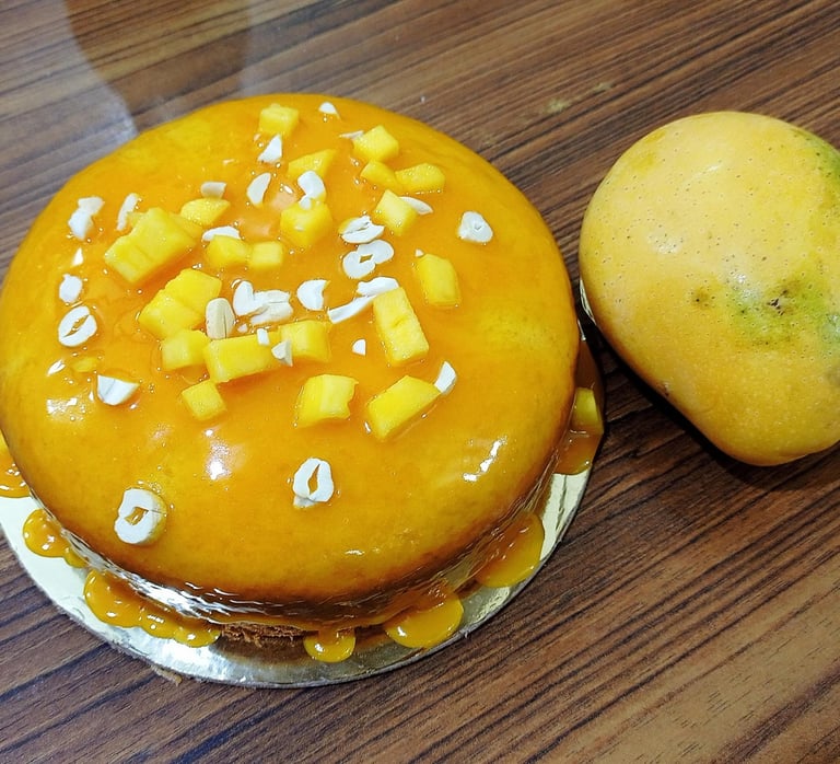 Mango Cake Prayagraj Bakery