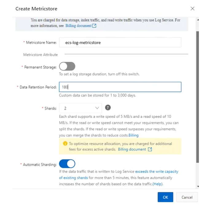 Alibaba Log Service deployment for ECS
