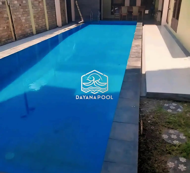 Kolam renang desain elegan buatan dayanapool di purwakarta