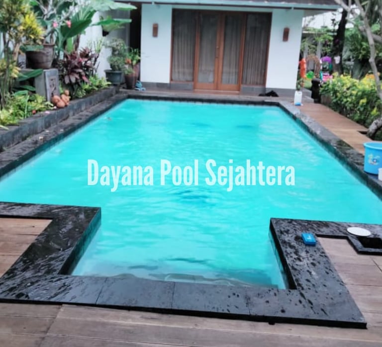 kolam renang minimalis ala bali garapan dayanpool