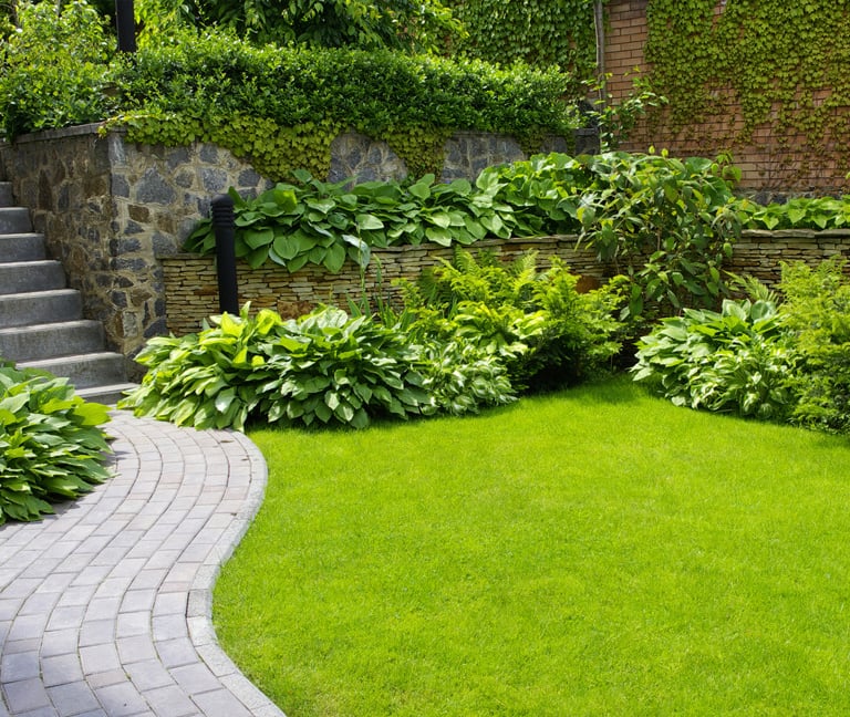 beautiful landscaping and hardscaping design and build