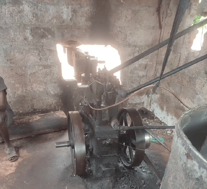 Presse pour fabriquer de l'huile de palme