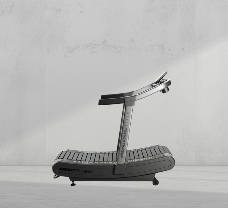 Assault Fitness AssaultRunner Elite commercial curved treadmill UAE by FLYWHEEL ME Dubai