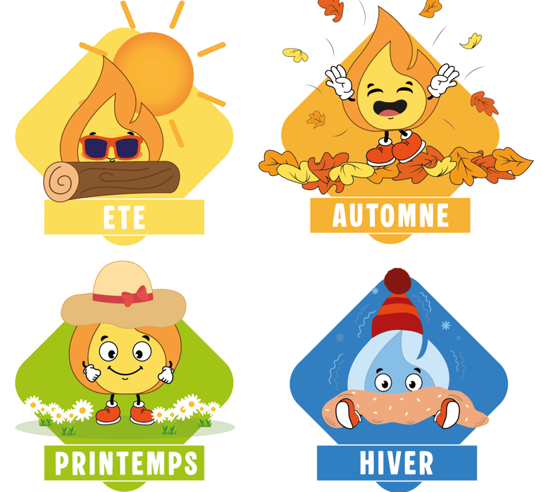 Logo de Maxima de MaxThomasBois des 4 saisons : Été, automne, printemps et hiver