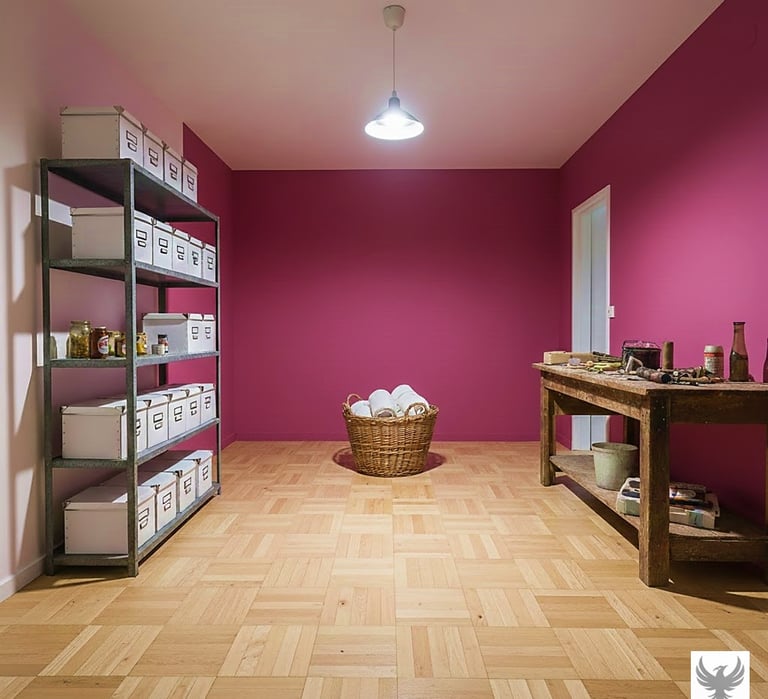 Cellier restairé après sinstre de dégâts des eaux par P.S.Immo