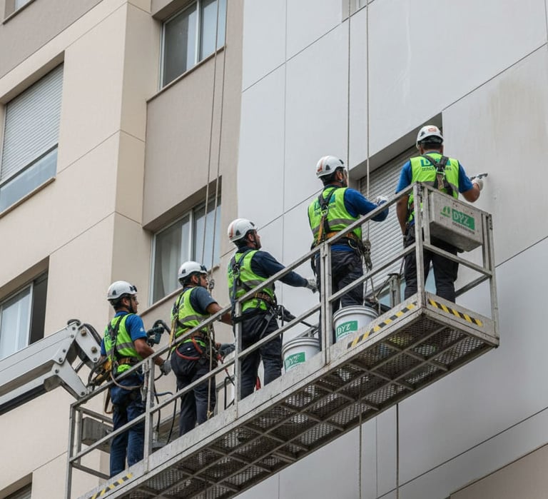 Mantenimiento y Rehabilitación de Fachadas - DYZ Ingeniería