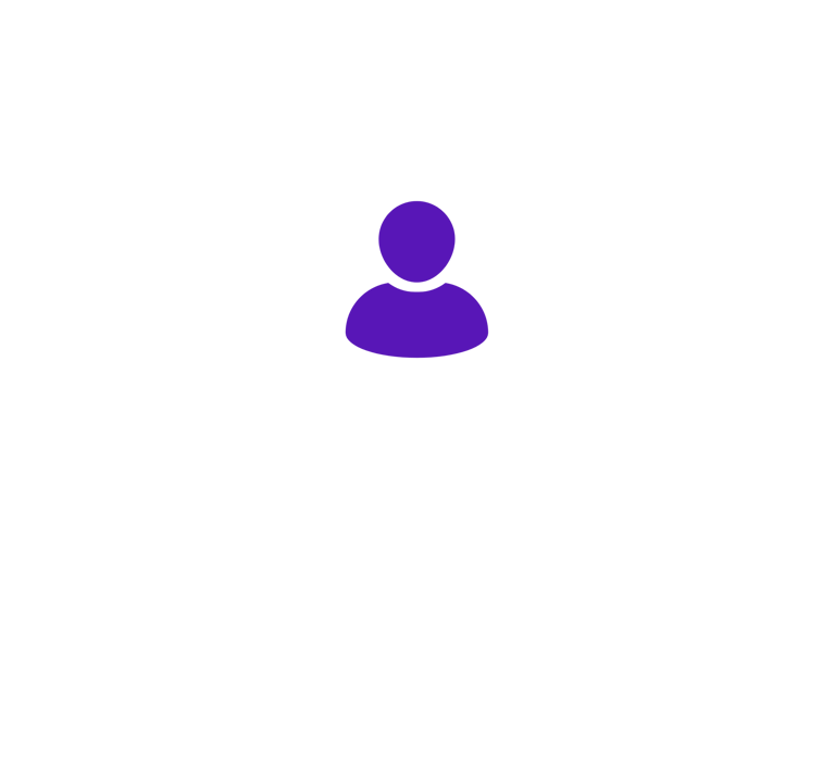 a person with a purple hat and a purple hat