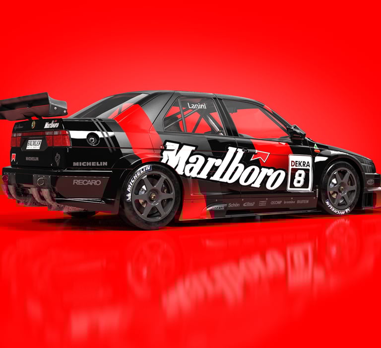 livery de Marlboro del coche DTM Alfa Romeo 