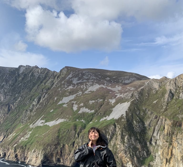 Sarah à Slieve League