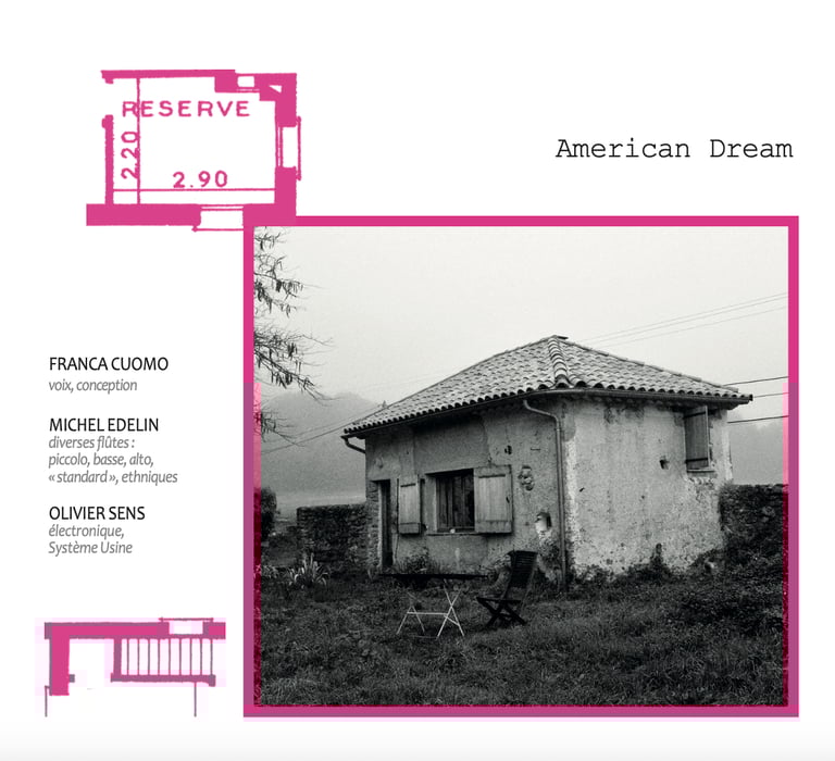 Album American Dream chez Jujuworks - Franca Cuomo Michel Edelin Olivier Sens