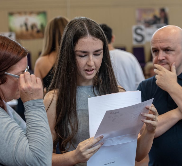 exam results day for a level
