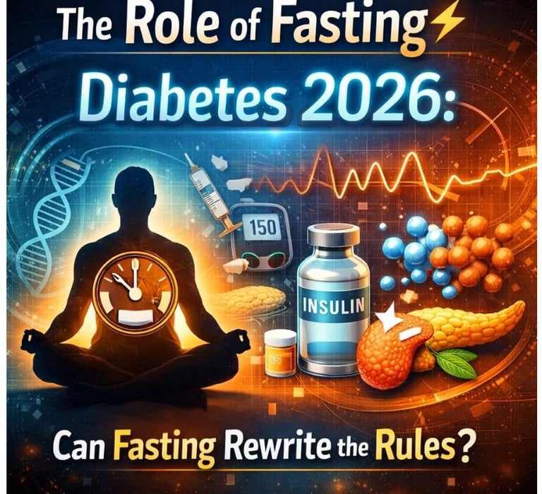 Discover how fasting impacts diabetes in 2026. Learn about blood sugar control, insulin sensitivity,