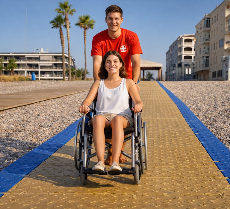PASARELA PLAYA ACCESIBILIDAD
