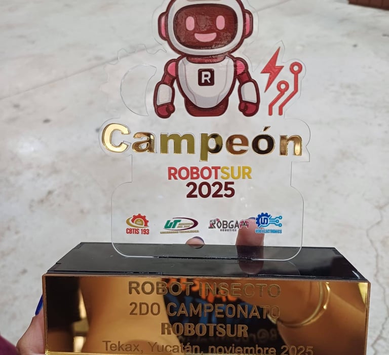 1er lugar en el Torneo Robot Sur 2025