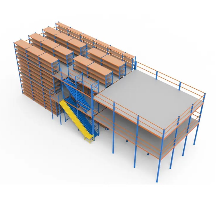 un rack tipo Mezzanine