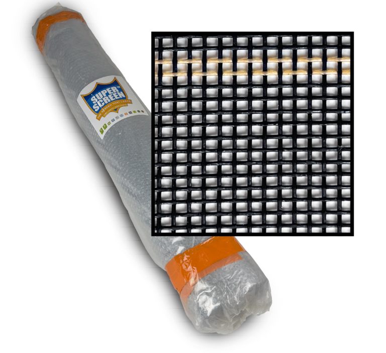 Super Screen for patios and porches in Charleston, offering superior durability.