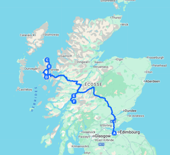 Road trip ecosse 7 jours