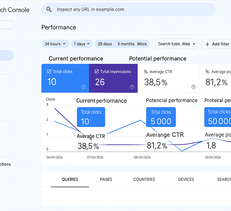 Google performance ranking of Nexwibe