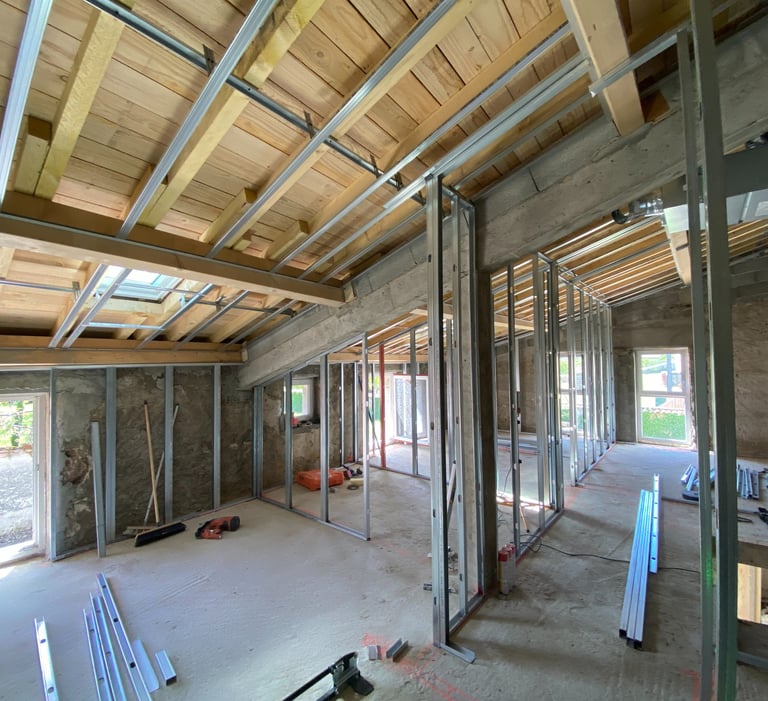 Rénovation intérieure en cours