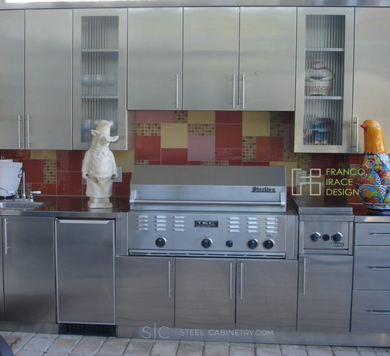 All stainless steel outdoor cabinets