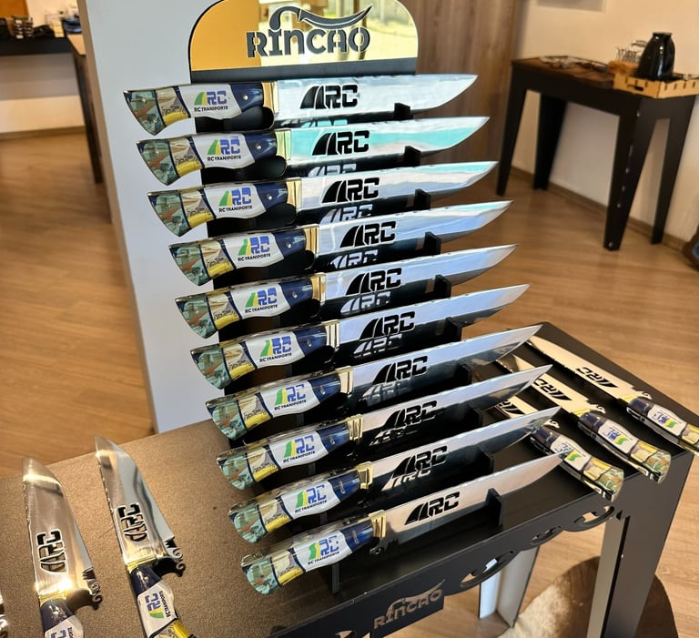 Facas para presente corporativo