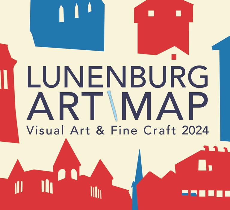 Lunenburg Art Map - Visual Art & Fine Craft 2024 - Graphic