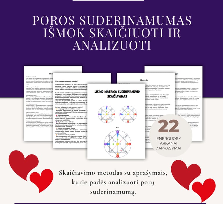 likimo matricos suderinamumo mokymai