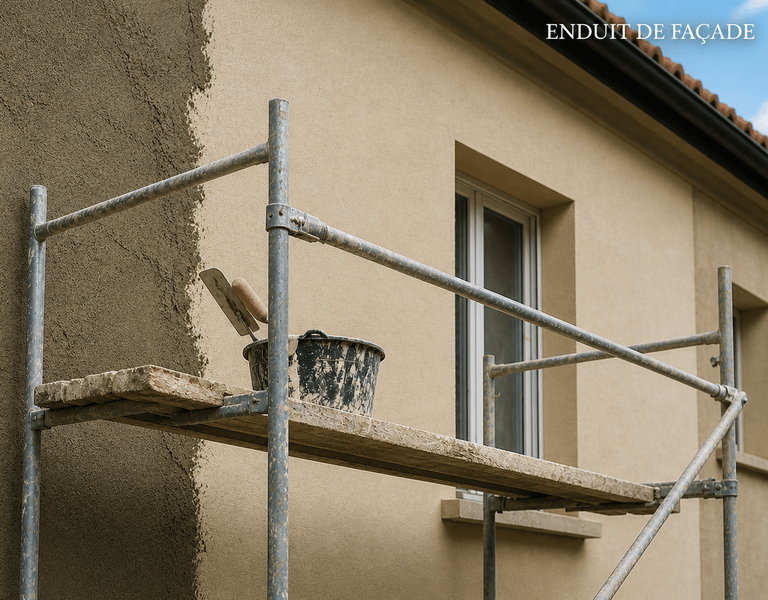 Application d’enduit de façade : techniques et étapes