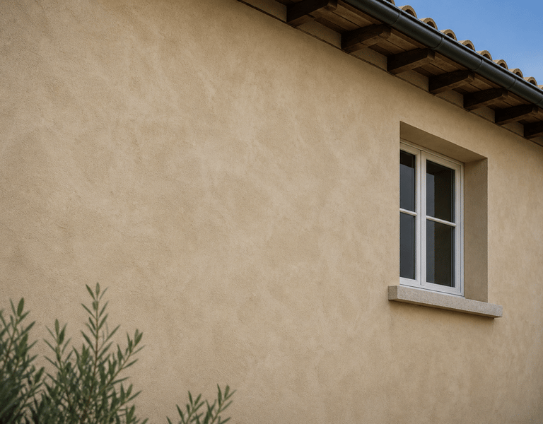 Enduit de façade lisse : finition propre et durable