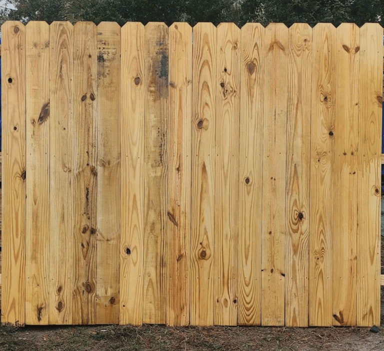 Stockade Wood Fence