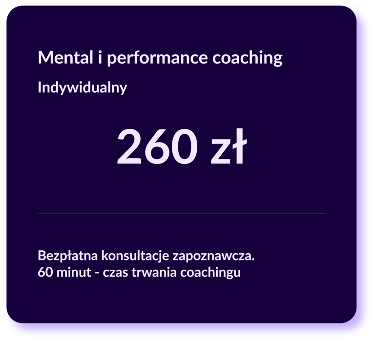 Mental i performance coaching