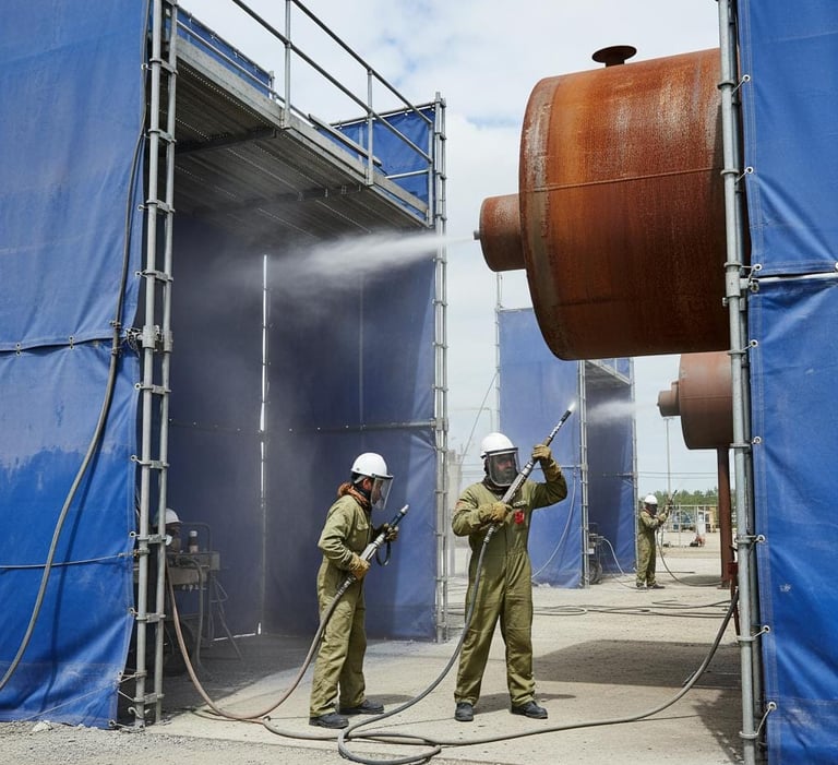 Jasa sandblasting Yogyakarta