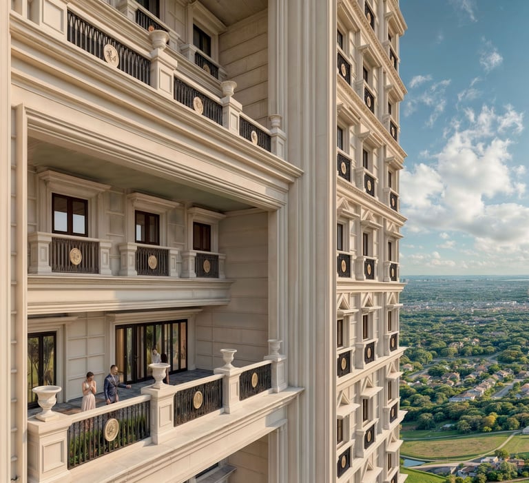 The Bliss Condominium villa in the air