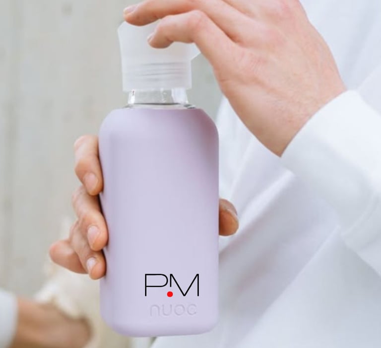 stiklo gertuvė, kurią galima personalizuoti verslui